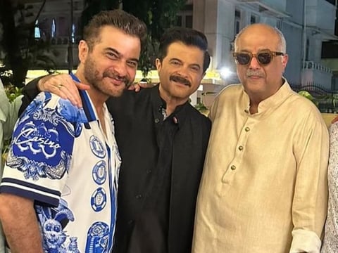 Anil Kaoor, Sanjay Kapoor and Boney Kapoor